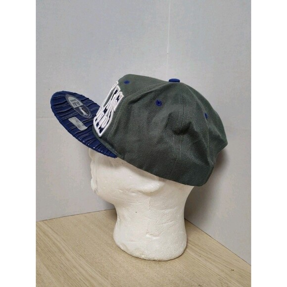 PitBull Dallas Spellout Mens Snapback Hat Blue One Size Fits Most - Picture 7 of 8